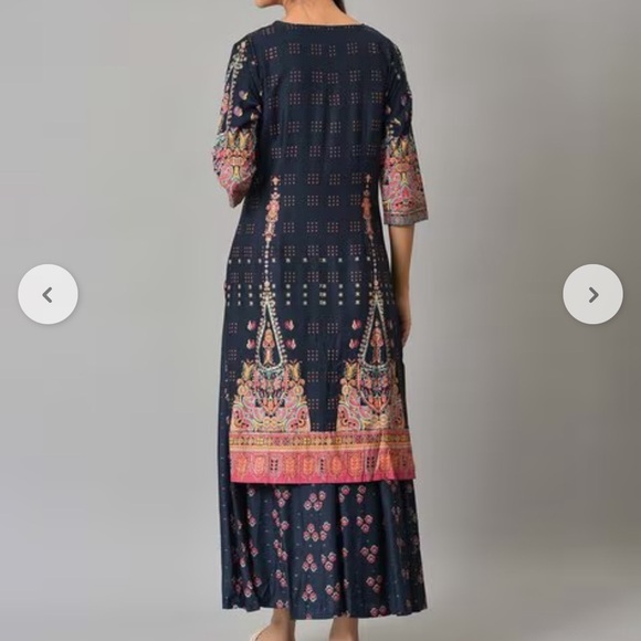 W For Woman India Kurtis Dress Cover Jacket Layer - Picture 14 of 14
